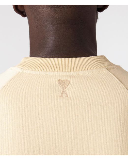 AMI Natural De Coeur Loopback Sweatshirt for men