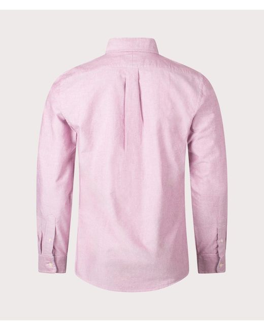 Polo Ralph Lauren Pink Custom Fit Oxford Shirt for men