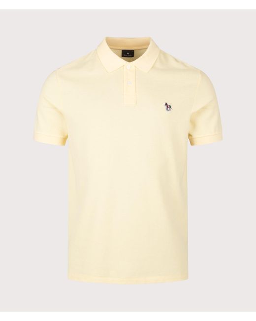 Paul Smith Natural Regular Fit Zebra Polo Shirt for men