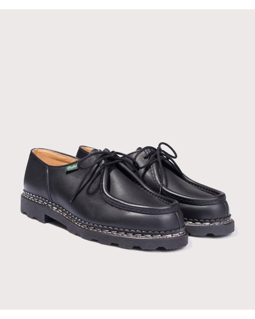 Paraboot Blue Michael Smooth Leather Shoes for men