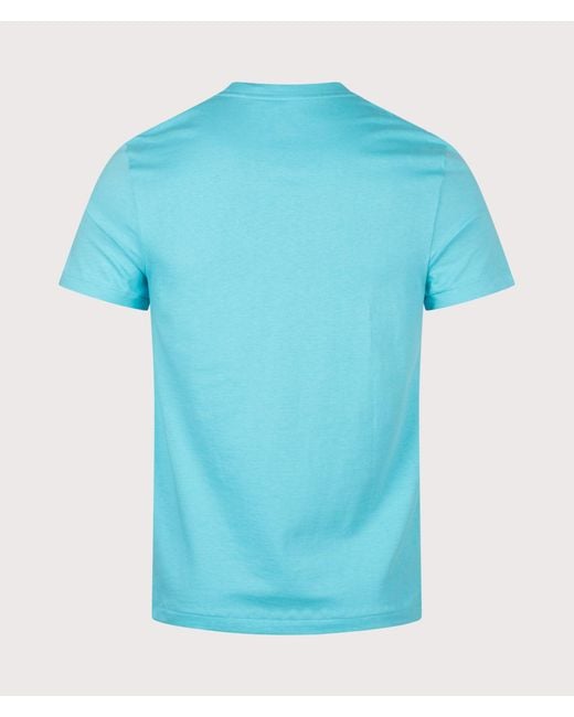 Polo Ralph Lauren Blue Custom Slim Fit Jersey T-Shirt for men
