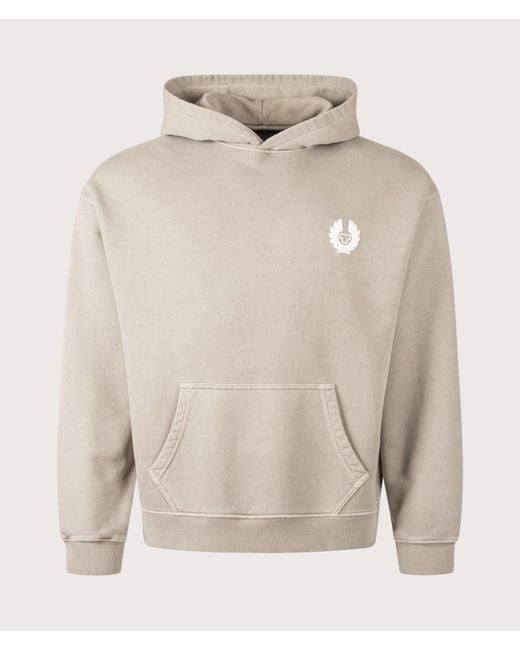 Belstaff Natural Oversized Fit Competition Hoodie for men