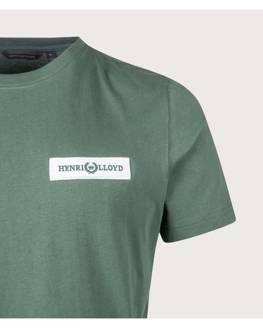 Henri Lloyd Green Calshot T-Shirt for men