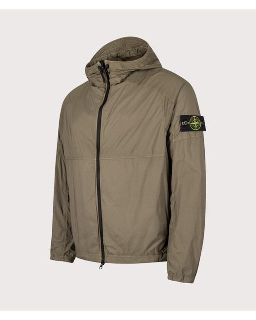 Stone Island Green Ultralight Nylon Stretch-Tc Jacket for men