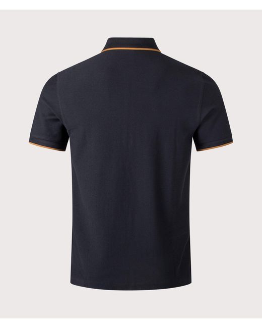 Fred Perry Blue Regular Fit Crepe Piqué Polo Shirt for men