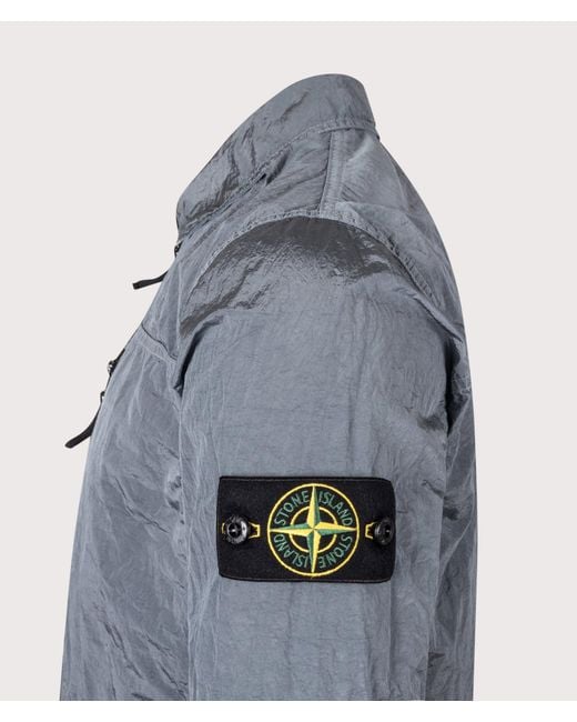 Stone Island Blue Nylon Metal for men