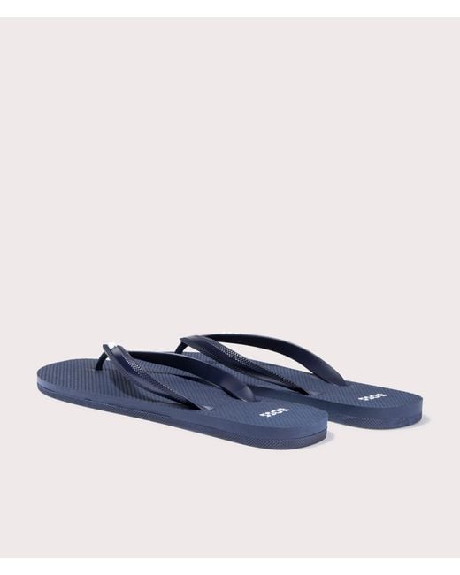 Boss Blue Tracy Branded Strap Flip Flops for men