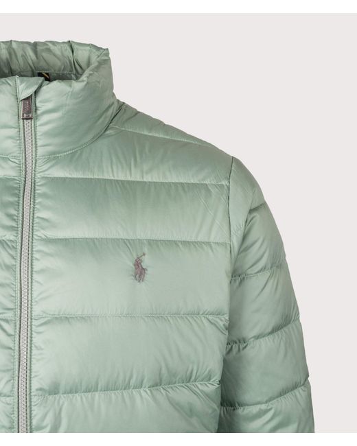 Polo Ralph Lauren Green Colden Packable Matte Jacket for men