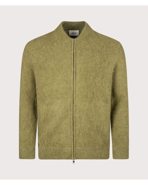 NN07 Green Boris Bomber Jacket for men
