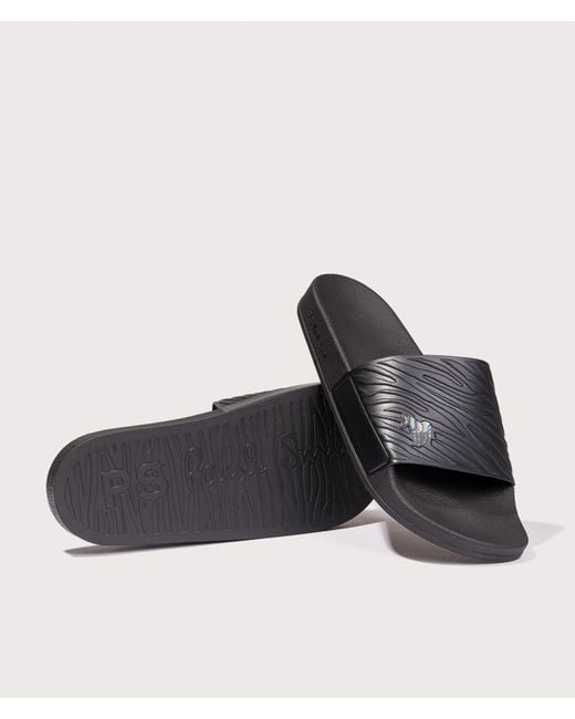 Paul Smith Brown Zed' Zebra Sliders for men
