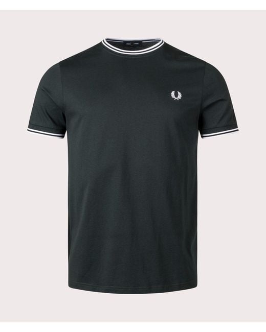 Fred Perry Black Twin Tipped T-shirt for men