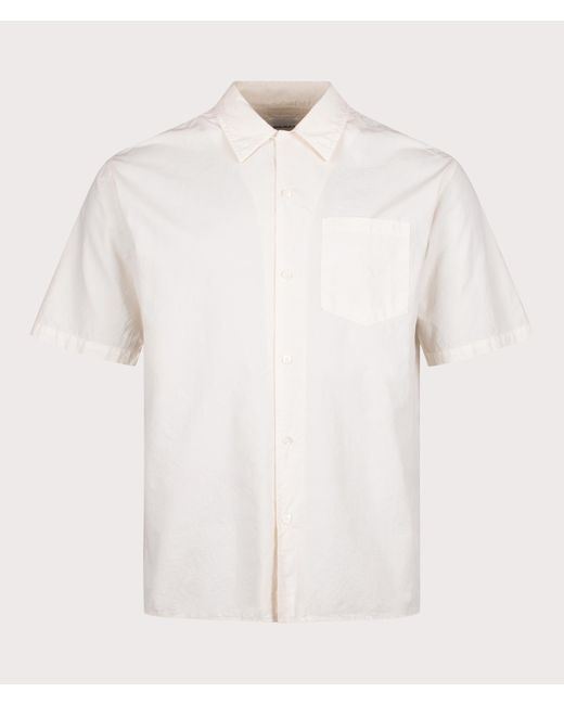 Norse Projects White Relaxed Fit Carsten Cotton Shirt for men