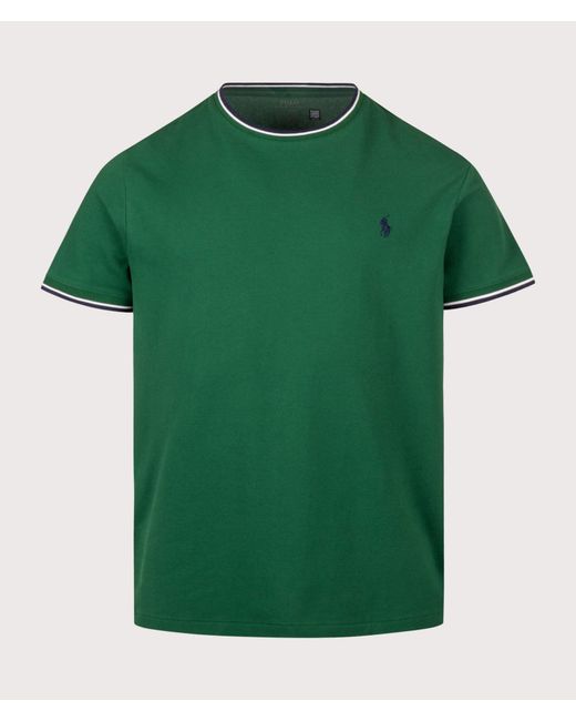 Polo Ralph Lauren Green Classic Fit Stretch Mesh T-Shirt for men