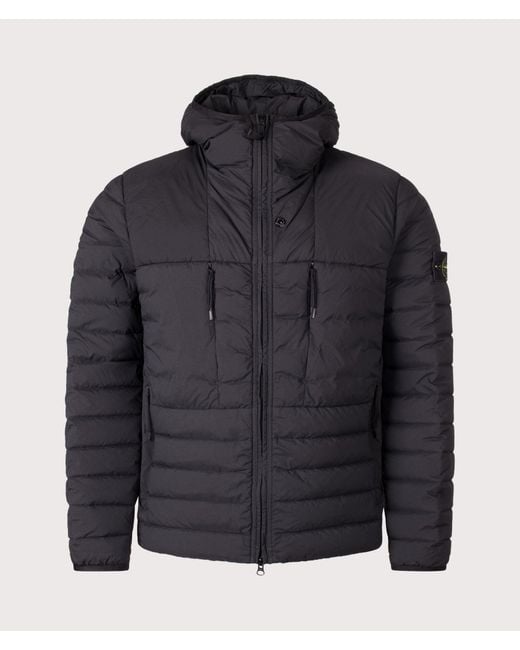Stone Island Blue Seamless Tunnel Nylon Down-Tc Jacket for men