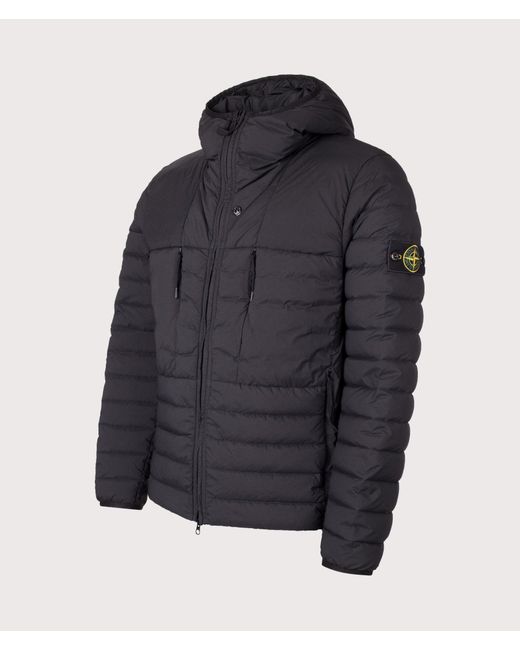 Stone Island Blue Seamless Tunnel Nylon Down-Tc Jacket for men