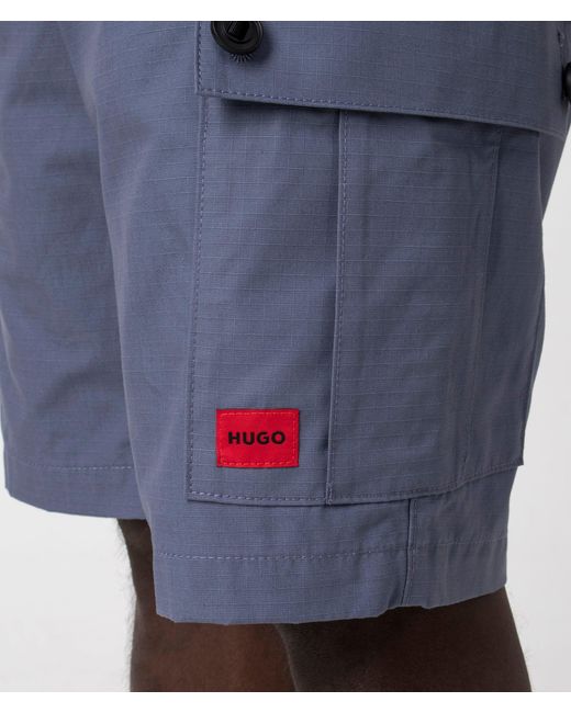 HUGO Blue Garlio242 Cargo Short for men