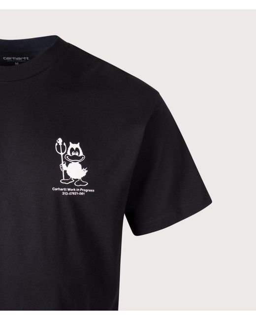 Carhartt Black Loose Fit Bumper Car T-Shirt for men