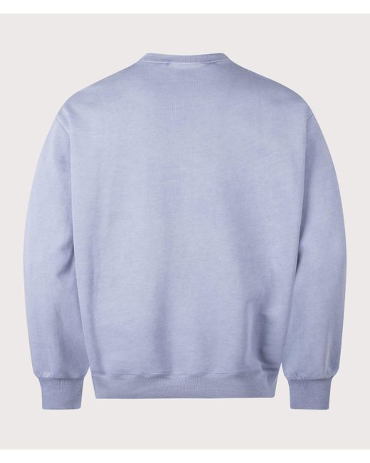Carhartt Blue Balloon Fit Nelson Sweatshirt (Fits Big To Size) for men