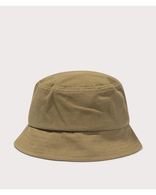 Fred Perry Green Piqué Bucket Hat for men