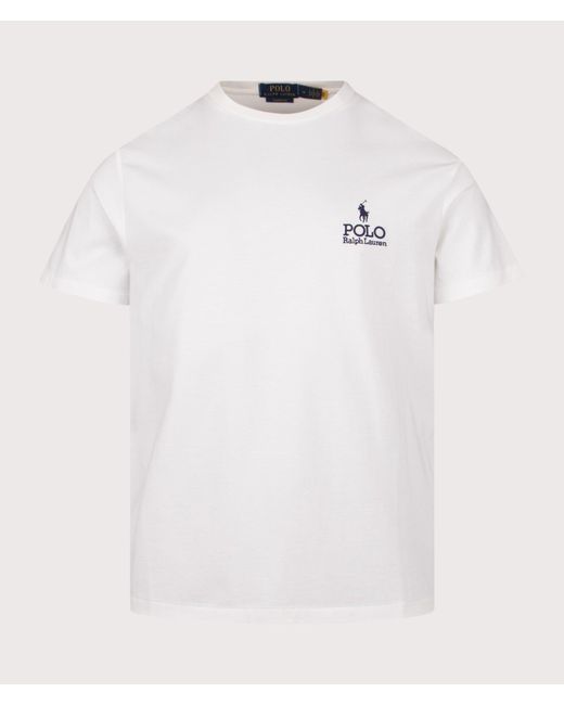 Polo Ralph Lauren White Classic Fit Logo T-Shirt for men