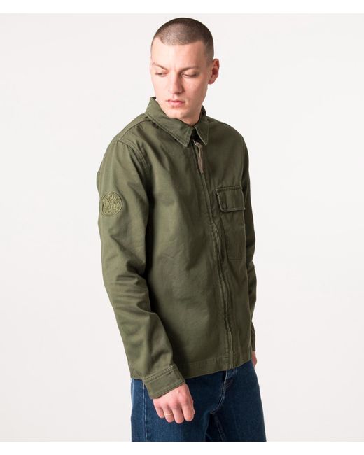 Pretty Green Green Connor Overshirt for men