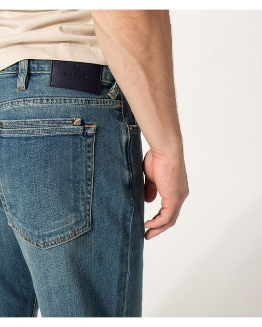 Paul Smith Blue Relaxed Tapered Fit Jeans for men