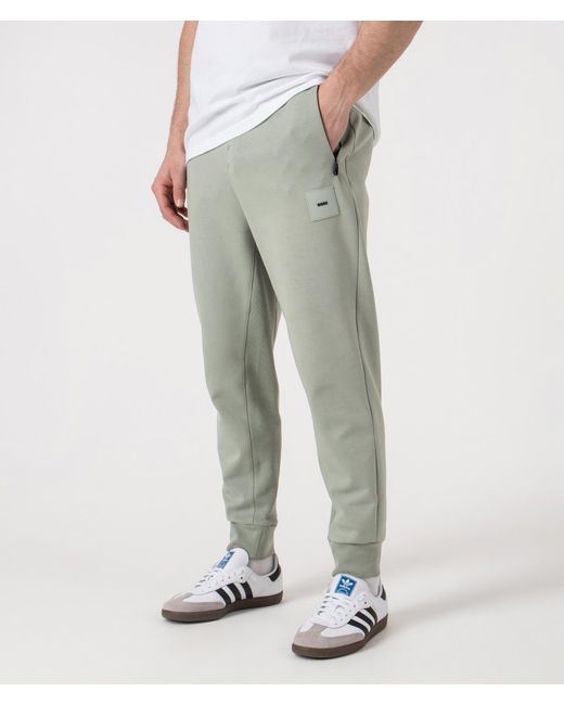 Boss Gray Regular Fit Hadiko Joggers for men