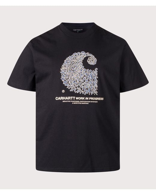 Carhartt Black Loose Fit Entrance T-Shirt for men