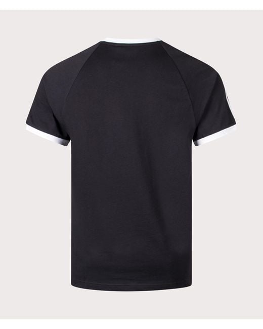 Adidas Originals Black Slim Fit Adicolor Classics 3-Stripes T-Shirt for men