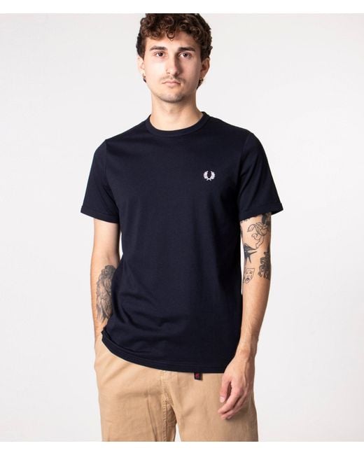 Fred Perry Blue Ringer T-shirt for men