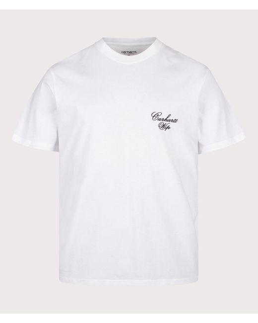 Carhartt White Loose Fit Gracious T-Shirt for men
