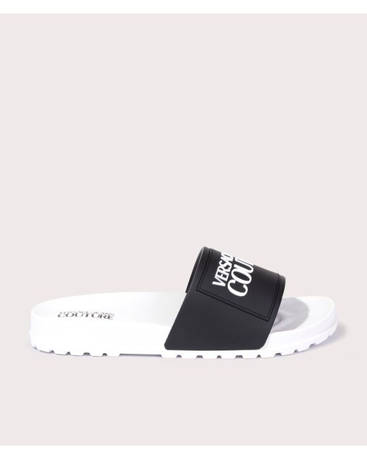 Versace Jeans Couture Fondo Logo Sliders for Men | Lyst UK