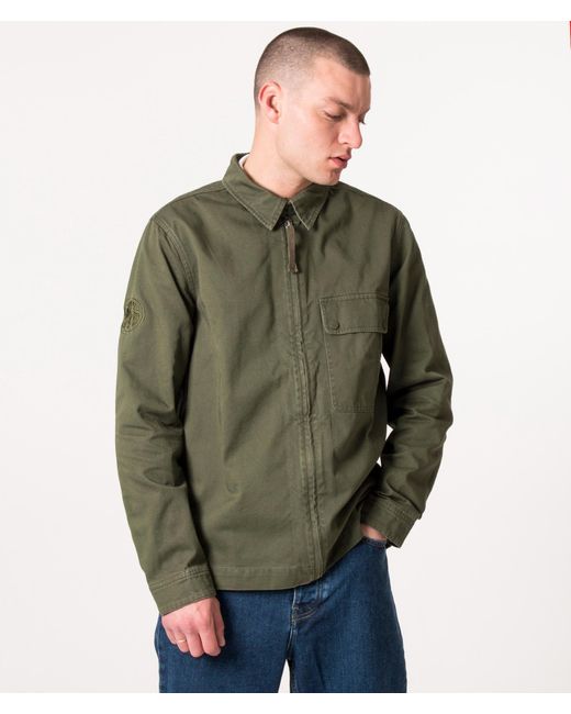 Pretty Green Green Connor Overshirt for men