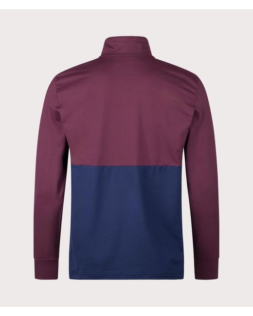 Polo Ralph Lauren Purple Quarter Zip Jersey Sweatshirt for men