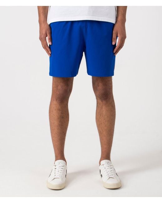 Polo Ralph Lauren Blue Regular Fit Traveler Mid Swim Shorts for men