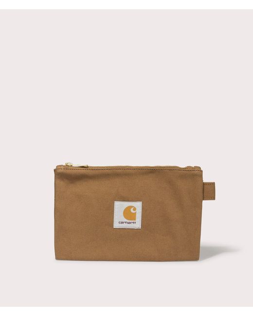 Carhartt Brown Canvas Pouch Set for men