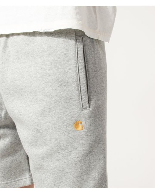 Carhartt Natural Loose Fit Chase Sweat Shorts for men