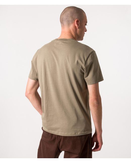 AMI Brown Adc T-shirt for men