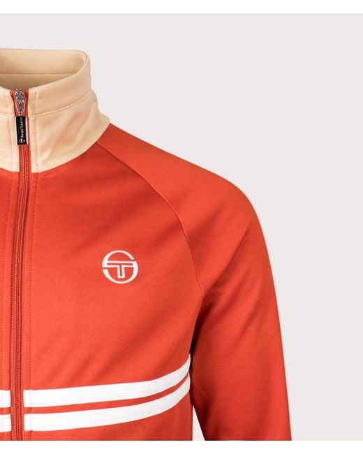 Sergio Tacchini Red Dallas Track Top for men