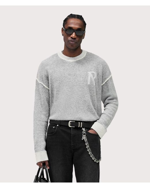 Represent Gray Laurel Alpaca Knitted Jumper for men