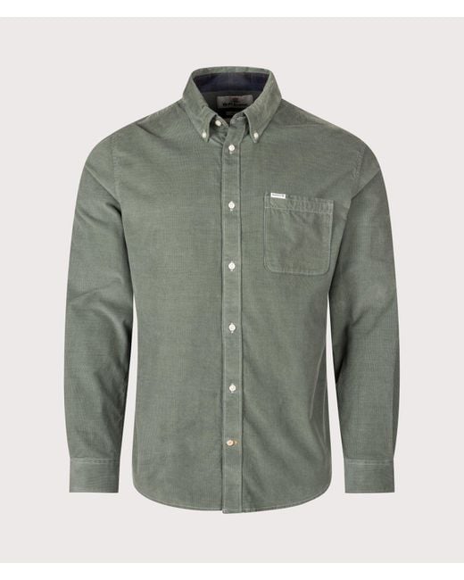 Barbour Green Ramsey Tailored Shirt for men