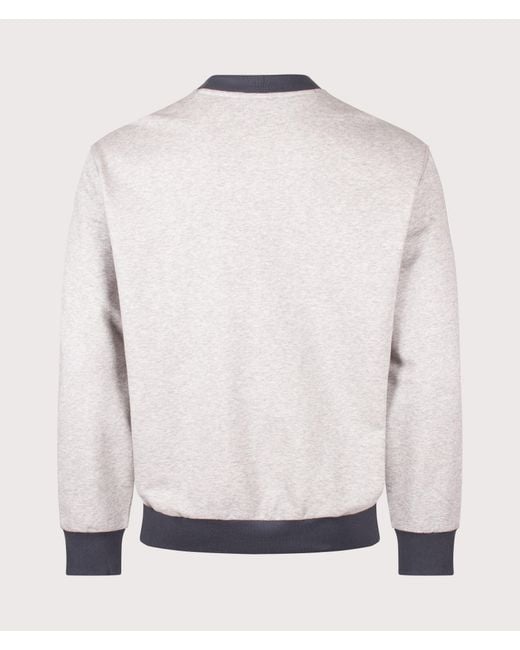 Boss White We Edge Sweatshirt for men