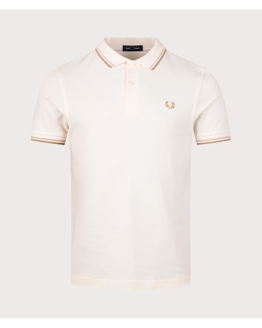Fred Perry Natural Twin Tipped Polo Shirt for men