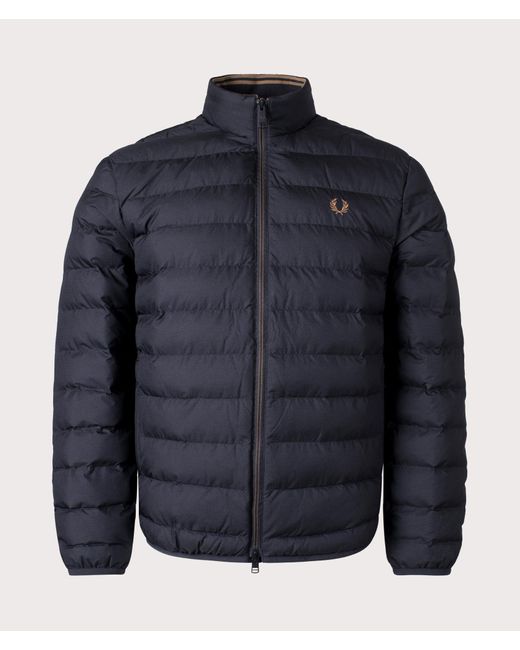 Fred Perry Blue Insulated Jacket for men