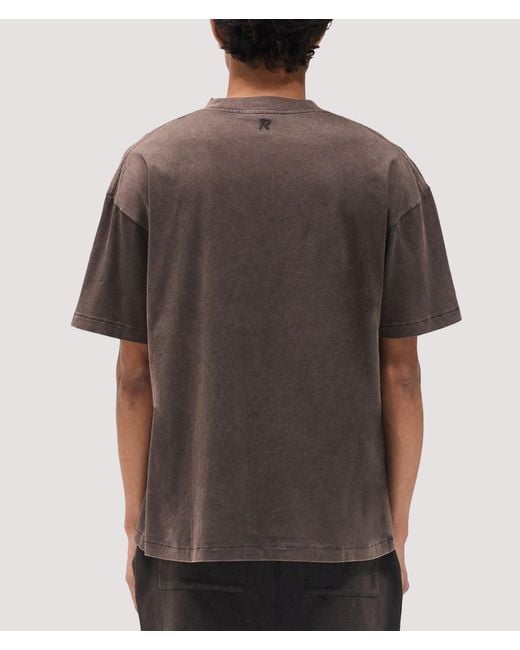 Represent Brown Oversized Initial T-Shirt for men