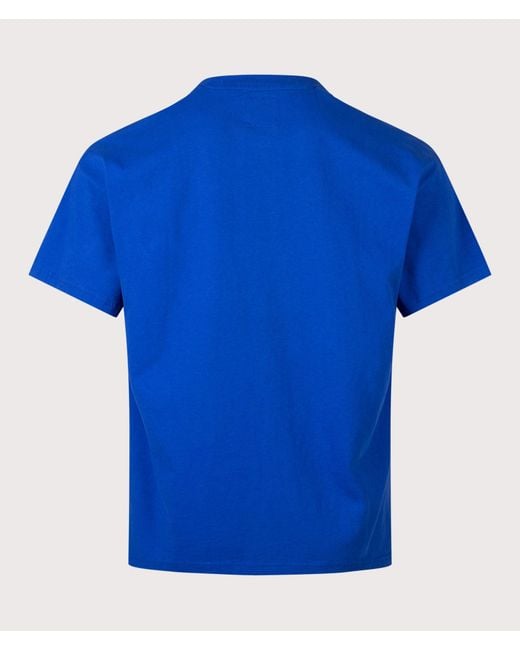 Roa Blue Relaxed Fit Cold T-Shirt for men
