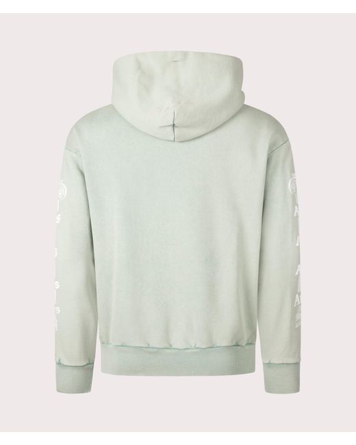 Aries Gray Aged Ancient Column Hoodie for men