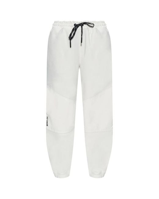 Moncler White Polartec Track Pants