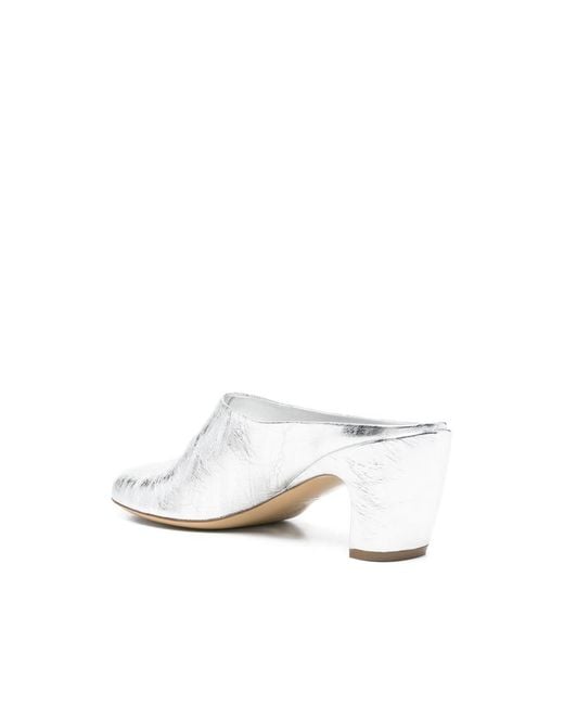 Dries Van Noten White Slip-On Shoes