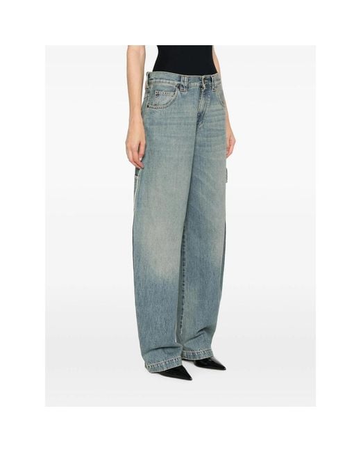 DARKPARK Blue Tapered-Leg Jeans